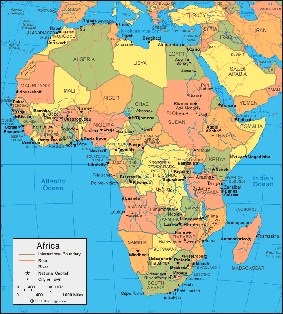 Africa map